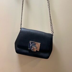 Michael Kors Black leather Purse Crossbody or Shoulder Strap bag brand n…